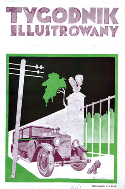 Okładka popularnego przed wojną „Tygodnika Ilustrowanego” – pisma wydawanego przez Wacława Gebethnera. Źródło: Wielkopolska Biblioteka Cyfrowa
