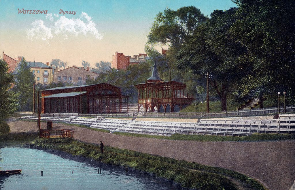 Warszawa-Dynasy. Pocztówka sprzed 1914 r. Źródło: Biblioteka Narodowa