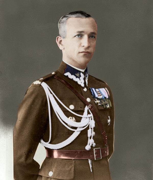 Major Stefan Loth. Źródło: Narodowe Archiwum Cyfrowe