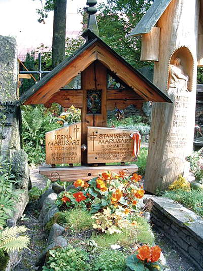 Grób Stanisława Marusarza na Cmentarzu Zasłużonych na Pęksowym Brzyzku w Zakopanem Fot. Wikipedia
