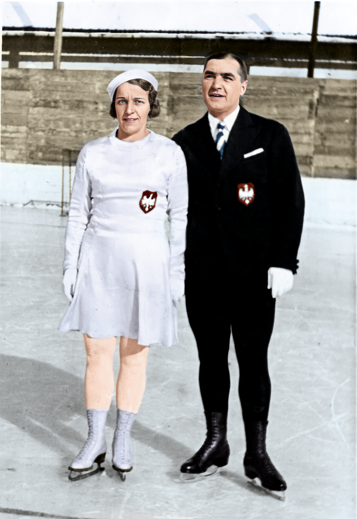 Bilorówna i Kowalski – „zawodnicy na miarę europejską”, lata 30. XX w. Źródło: Muzeum Sportu i Turystyki