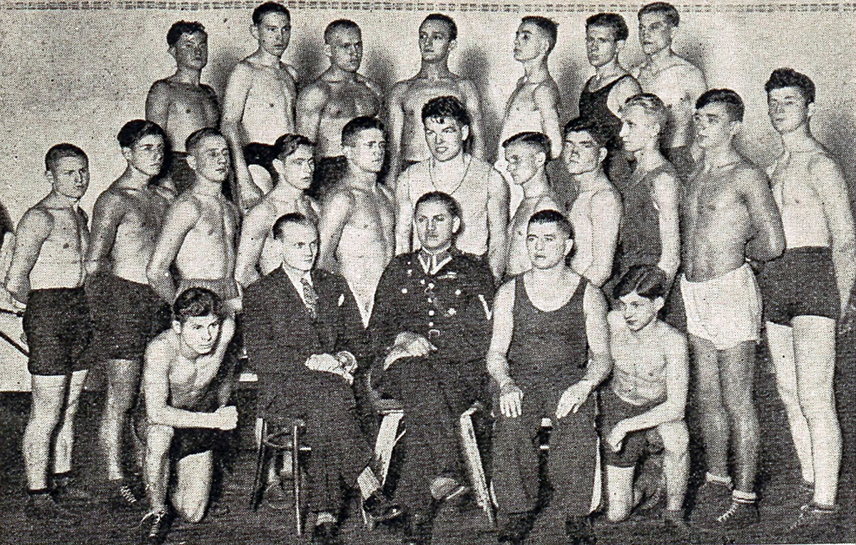 Sekcja bokserska Policyjnego Klubu Sportowego, Kalendarzyk Policji Województwa Śląskiego z 1934 r. Źródło: Śląska Biblioteka Cyfrowa